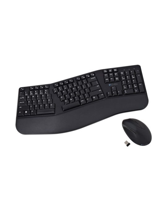 V7 CKW500BT Bluetooth Ergonomic Keyboard and Mouse Combo Black UK