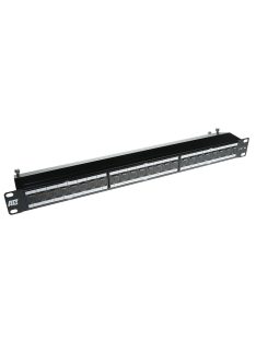 ACT 24-port Patchpanel 1U Black