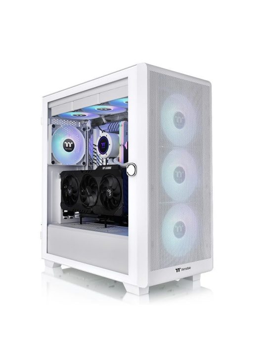 Thermaltake S250 ARGB Tempered Glass Snow White