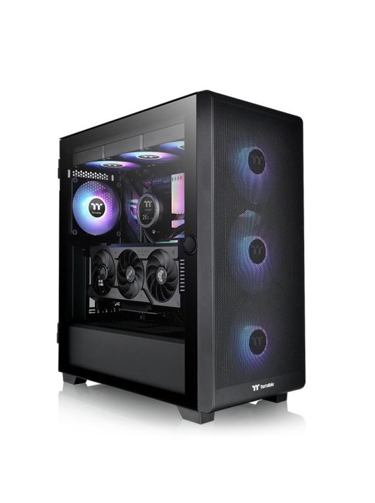 Thermaltake S250 ARGB Tempered Glass Black