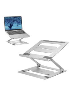   ACT AC8135 Foldable laptop stand aluminium stepless height adjustable