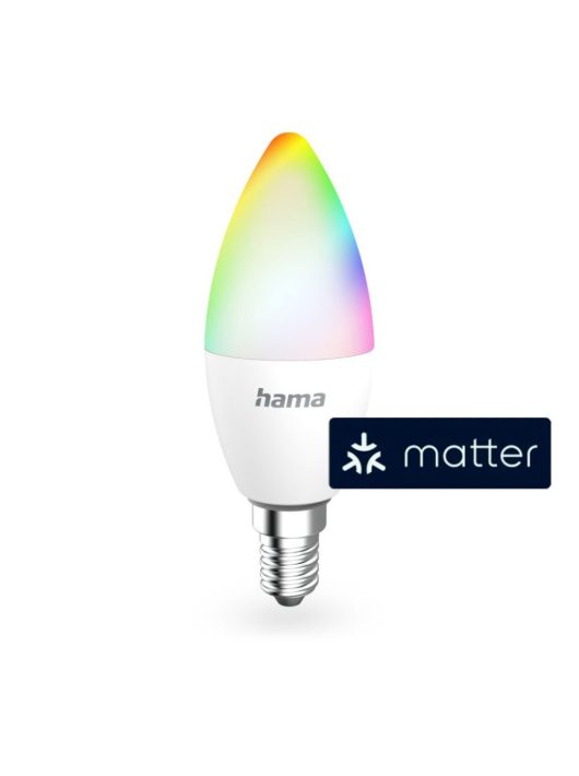 Hama E14 RGBW 4,9W Matter Smart LED