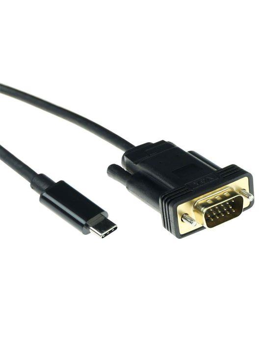 ACT USB Type C to VGA conversion cable 2m Black 