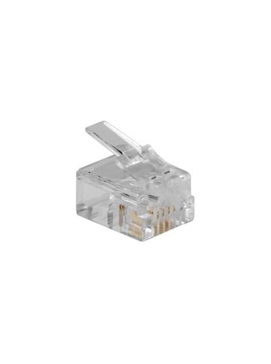 ACT RJ11 (4P/4C) modulaire connector for flat cable