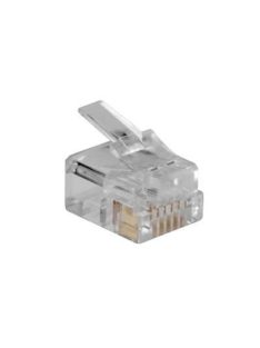   ACT RJ12 (6P/6C) modulaire connector for round cable with stranded conductors