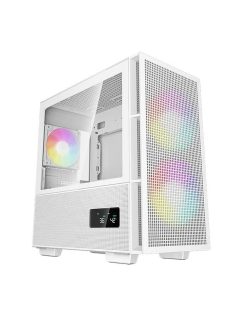 DeepCool CH360 Digital Tempered Glass White