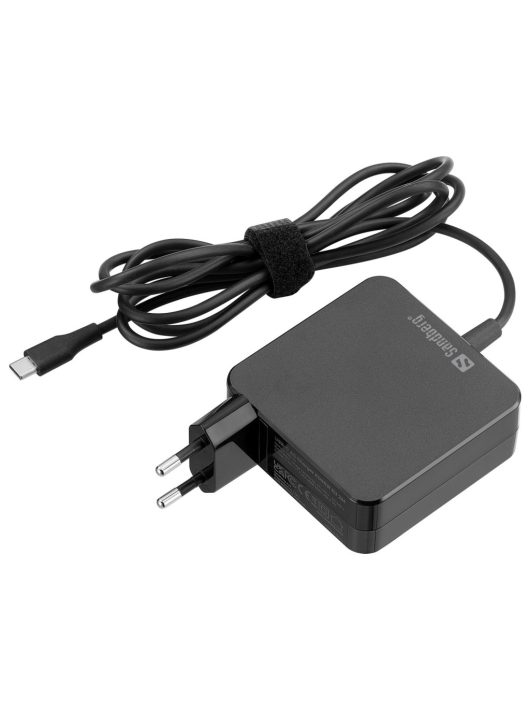 Sandberg USB-C AC Charger PD65W EU 2m Black