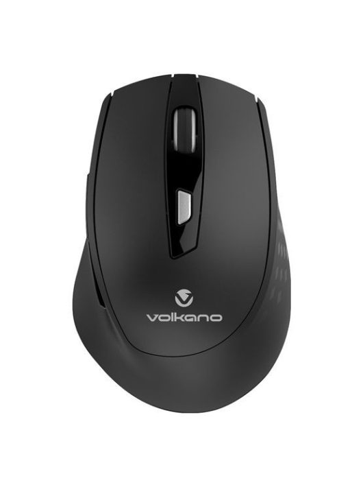 Volkano Chrome Ergonomikus Wireless Mosue Black