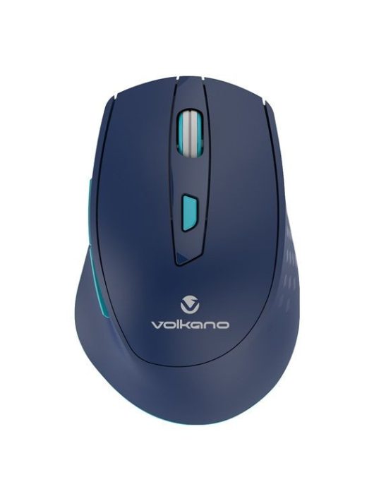 Volkano Chrome Ergonomikus Wireless Mosue Blue