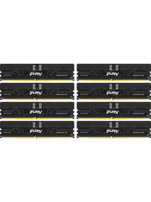 Kingston 128GB DDR5 6000MHz Kit(8x16GB) Fury Renegade Pro Black