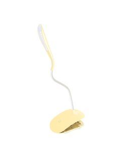 Platinet Desk Lamp 3W Flexible with Clip Yellow