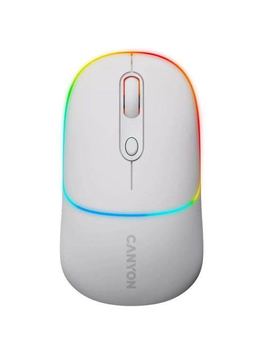 Canyon MW-22 Dual Mode Wireless Bluetooth Mouse Snow White