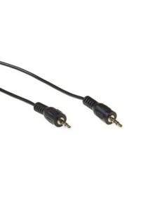   ACT Audio connection cable 1x 3,5 mmm jack male to 1x 3.5mm stereo jack male 2,5m Black