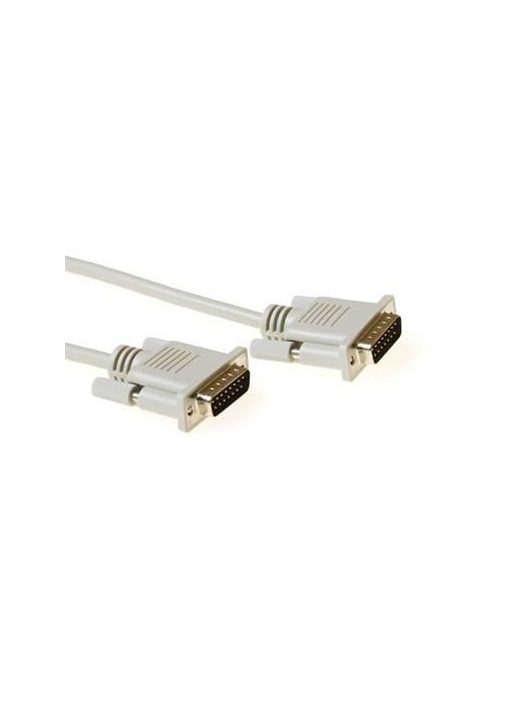 ACT Serial 1:1 connection cable 15 pin D-sub male to 15 pin D-sub male 5m Ivory