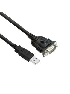 ACT USB to serial adapter 0,6m Black