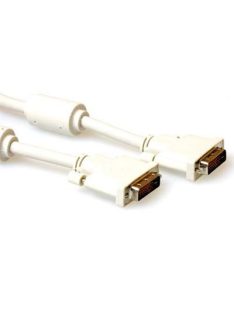 ACT DVI-D Dual Link cable male to male High Quality 2m Ivory