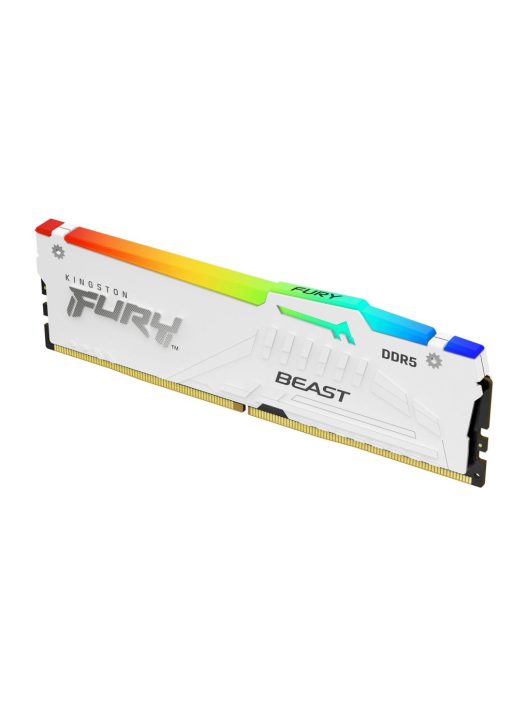 Kingston 16GB DDR5 6000MHz Fury Beast RGB Expo White