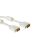 ACT DVI-I Dual Link cable male to male High Quality 2m Ivory