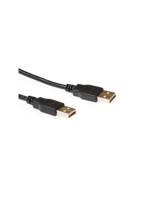 ACT USB 2.0 A male to USB A male 1,8m Black