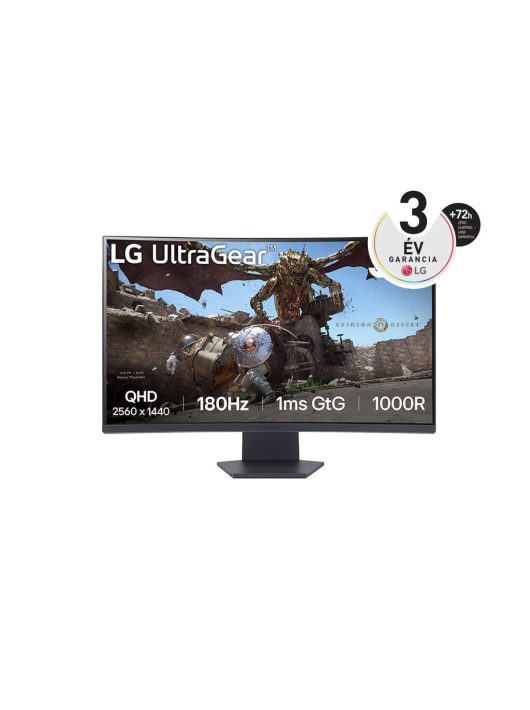 LG 31,5" 32GS60QC-B LED Curved