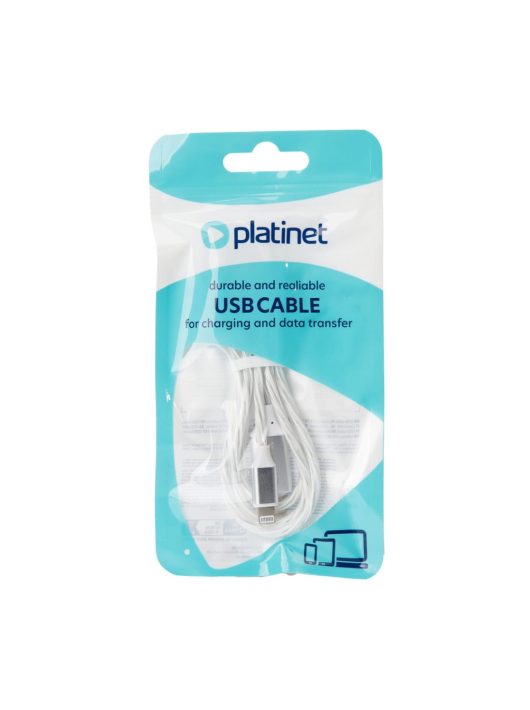 Platinet USB-C to Lightning 27W LED Cable 1m White