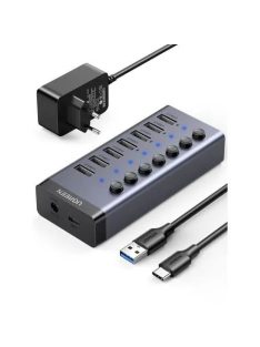 UGREEN 7-Port USB 3.0 Hub Grey/Black