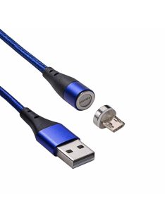 Akyga AK-USB-47 USB-A (m) / microUSB (m) magnetic 1m Blue