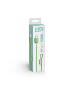 ColorWay USB to Type-C cable (soft silicone) 2.4A 1m Green 