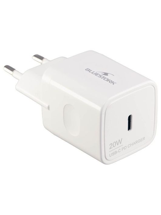 Bluestork PW-NB-20-C 20W USB-C PD Charger White