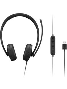 Lenovo USB-A Wired Stereo Gen 2 Headset Black