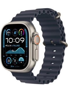   Apple Watch Ultra 2 v2 Cellular 49mm Natural Titanium Case with Navy Ocean Band