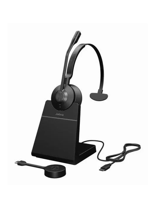 Jabra Engage 55 SE UC Mono USB-C DECT Headset with Stand Black