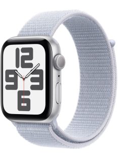   Apple Watch SE2 v3 GPS 40mm Silver Alu Case with Blue Cloud Sport Loop