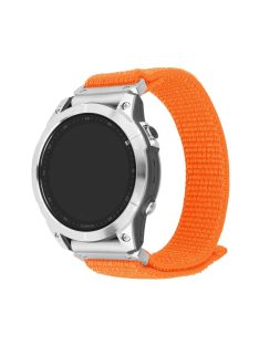   FIXED nylon sportos óraszíj Garmin QuickFit 26mm-es okosórához, narancssárga, FIXNST2-QF26MM-OR