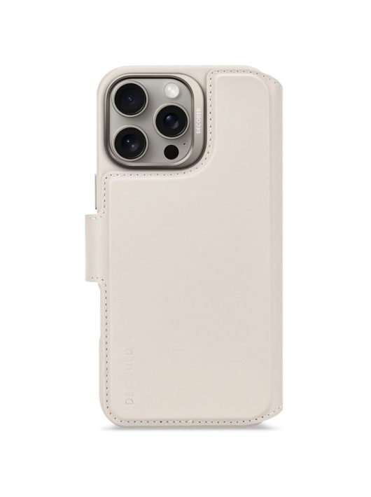 Decoded Leather Detachable Wallet iPhone 16 Pro Max Clay