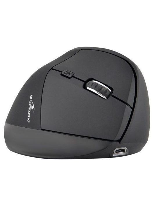 Bluestork M-WL-ERGO-BK Wireless Mouse Black