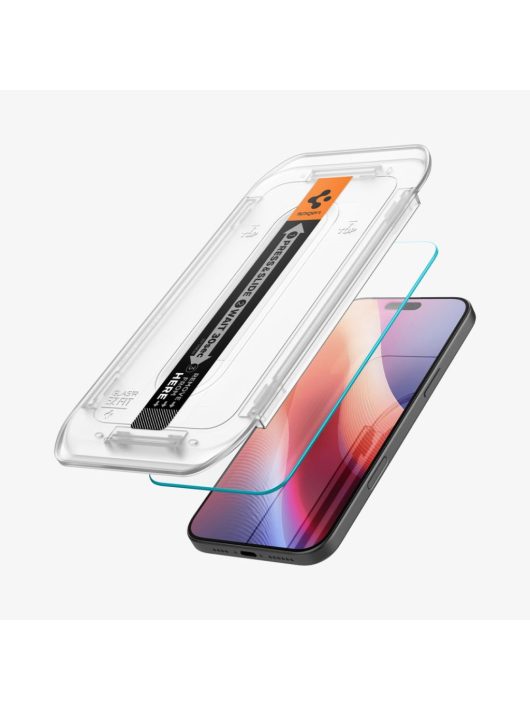 Spigen Glass tR EZ Fit 2 Pack iPhone 16 Pro Transparency