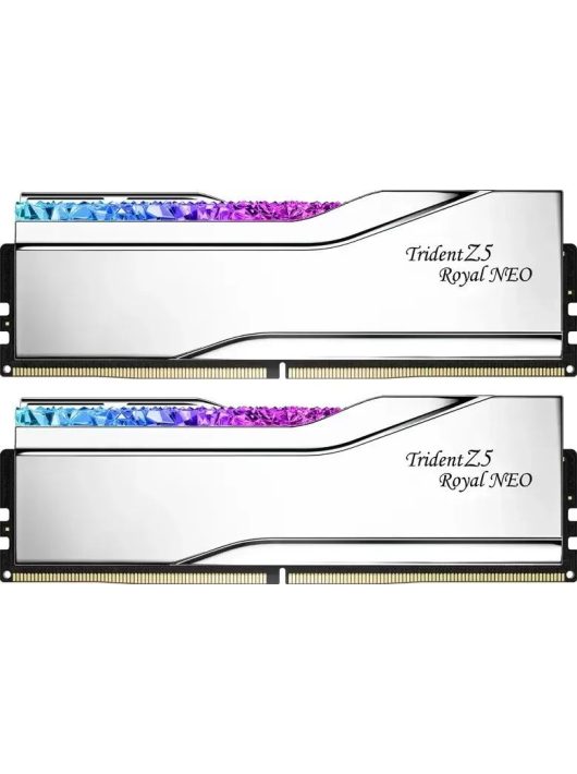 G.SKILL 32GB DDR5 6400MHz Kit(2x16GB) Trident Z5 Royal Neo RGB Silver