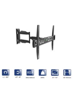   Akyga AK-MB-11 TV Wall Mount Full Motion Bracket +/-90° 40kg VESA 600x400mm 37-75"