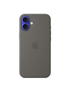 Apple iPhone 16 Plus Silicone Case with MagSafe Stone Gray