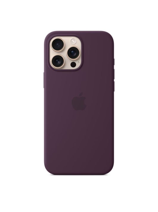 Apple iPhone 16 Pro Max Silicone Case with MagSafe Plum