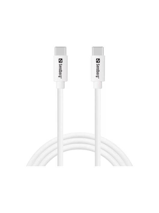 Sandberg USB-C 65W Cable 1m White