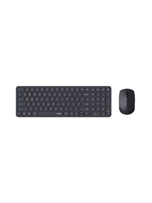 Rapoo 9310M Multi-mode Wireless Bluetooth Keyboard & Mouse Dark Grey HU