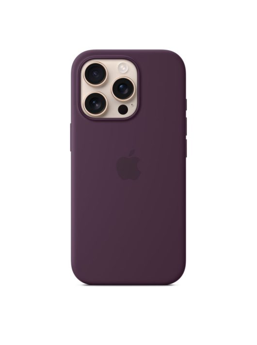 Apple iPhone 16 Pro Silicone Case with MagSafe Plum