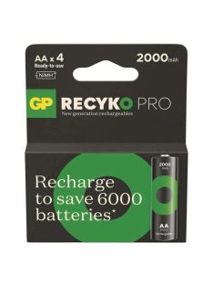 GP ReCyko Pro 2000mAh AA Ni-MH akkumulátor 4db/csomag