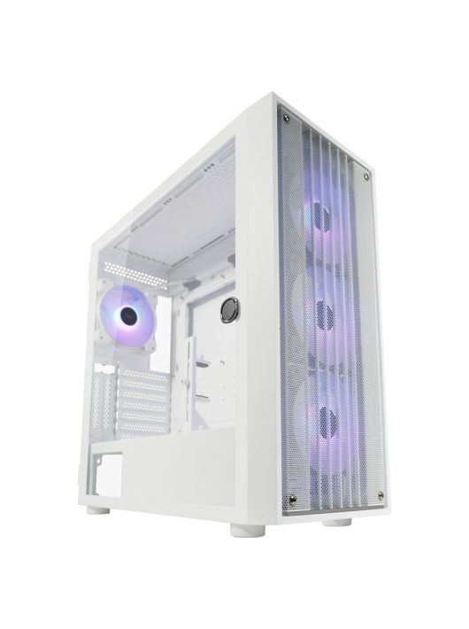 LC Power LC-810W Bright Crawler X Tempered Glass White