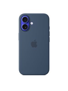 Apple iPhone 16 Silicone Case with MagSafe Denim