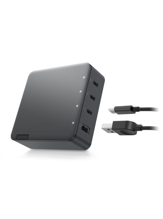 Lenovo Go 130W Multi-Port Charger Storm Grey