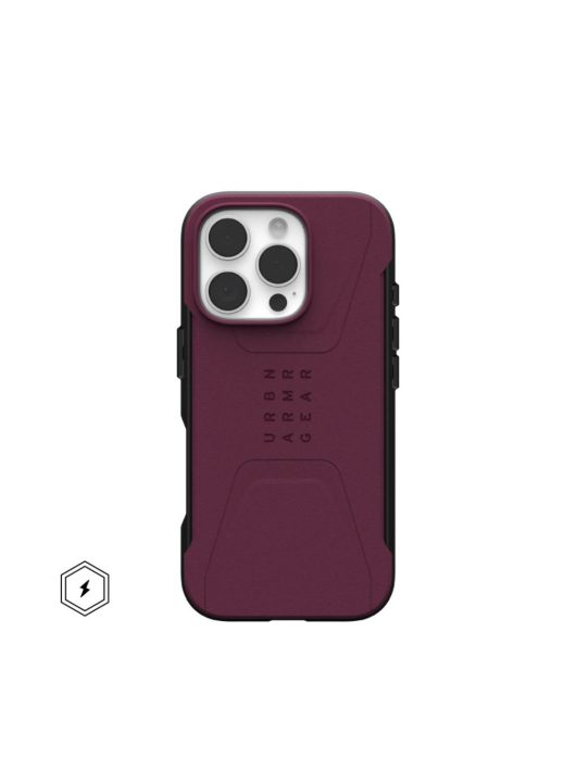 UAG Civilian Magsafe iPhone 16 Pro Bordeaux