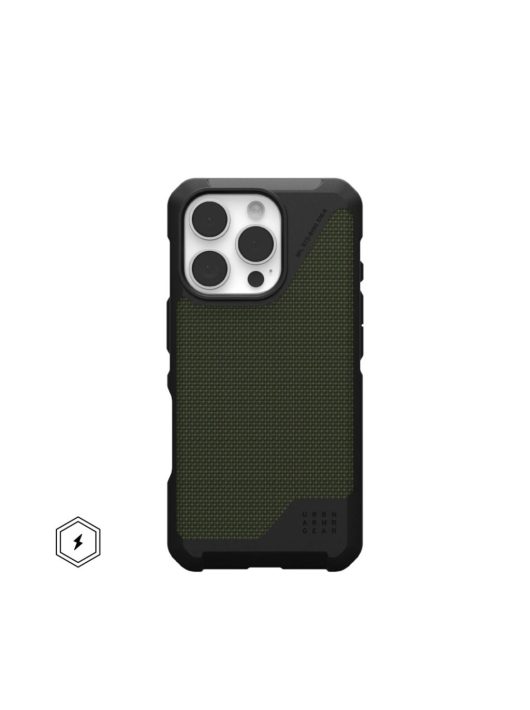 UAG Metropolis LT Magsafe iPhone 16 Pro Kevlar Olive